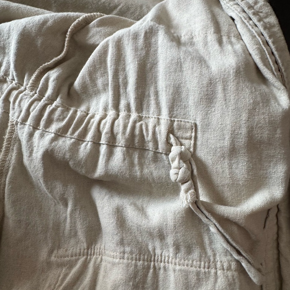 Pixley Beige Utility Jacket With Patterned Sleeve… - image 8